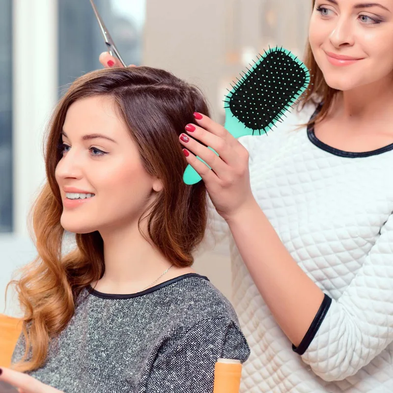 

3Pcs Paddle Hair Brush Detangling Brush Hair Comb Set Black Massage SPA Comb Salon Hairdressing Tools for Men and Women