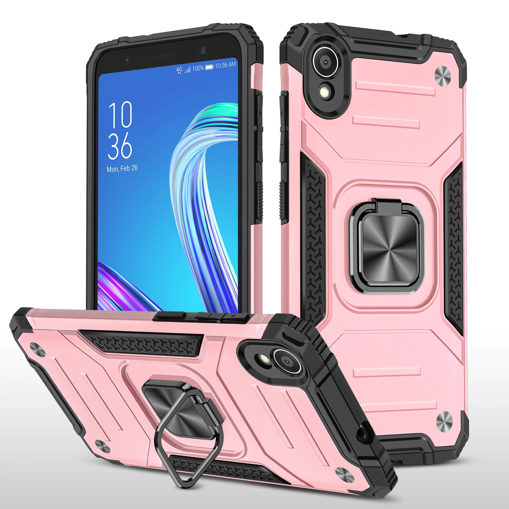 

Armor Shockproof Stand Phone Case For ASUS Zenfone Max Pro Live 4 M1 M2 L1 ZC554KL ZB601KL ZB631KL ZB602KL ZA550KL ZB633KL Cover