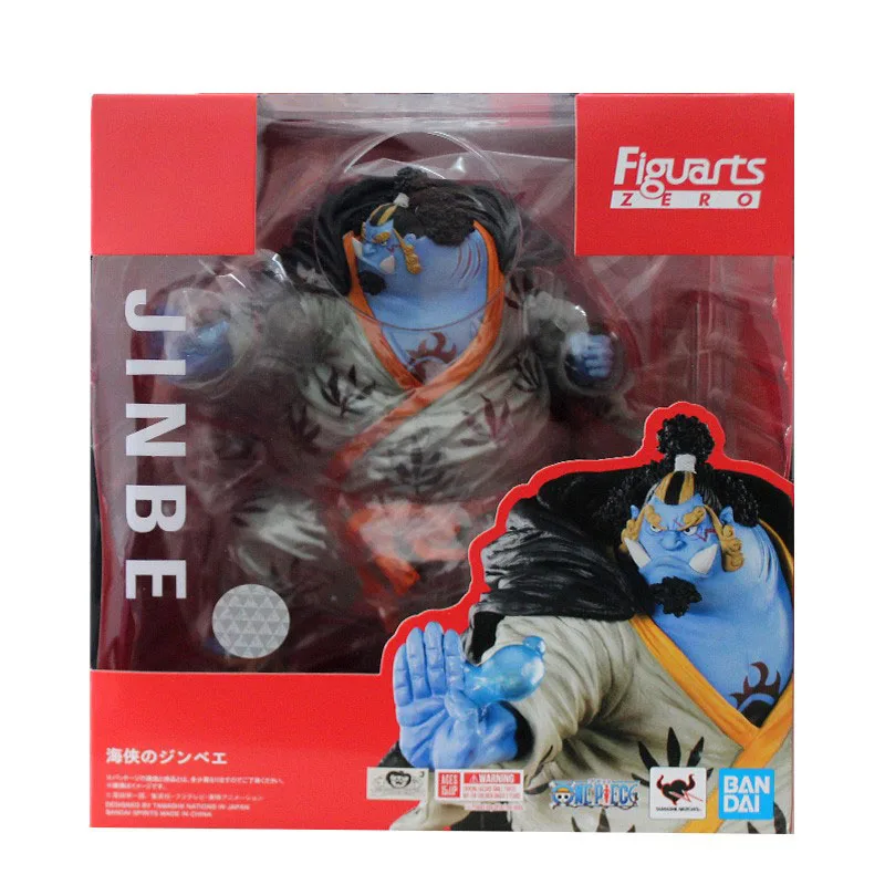 

BANDAI Figuarts ZERO One Piece 20th Anniversary Anime Figure Jinbe PVC Action Figure Collection Model Kids Toy For Boys Gifts