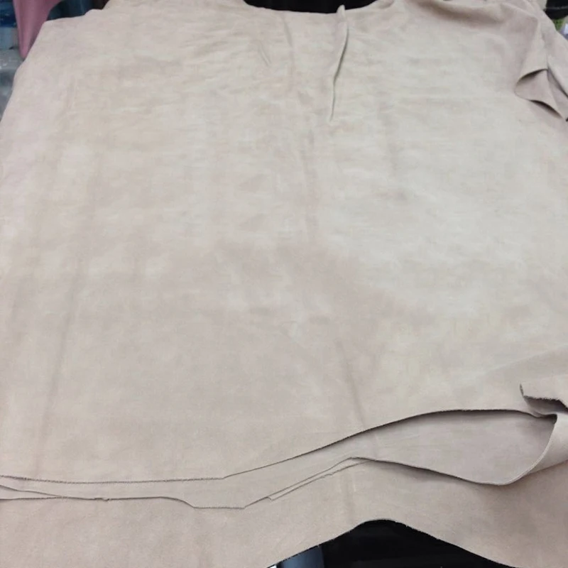 Натуральная замша коровья кожа серый мягкий износостойкий спилок Воловья