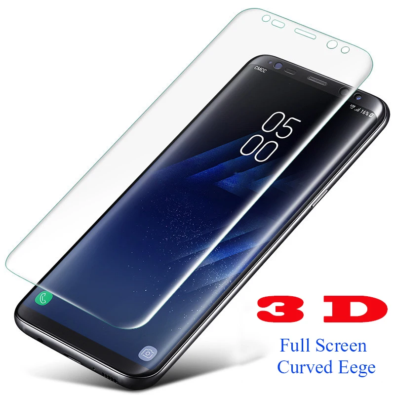 3D HD изогнутый мягкий протектор экрана для Samsung Galaxy S7 S8 S9 Plus S6 Edge Защитная пленка Note