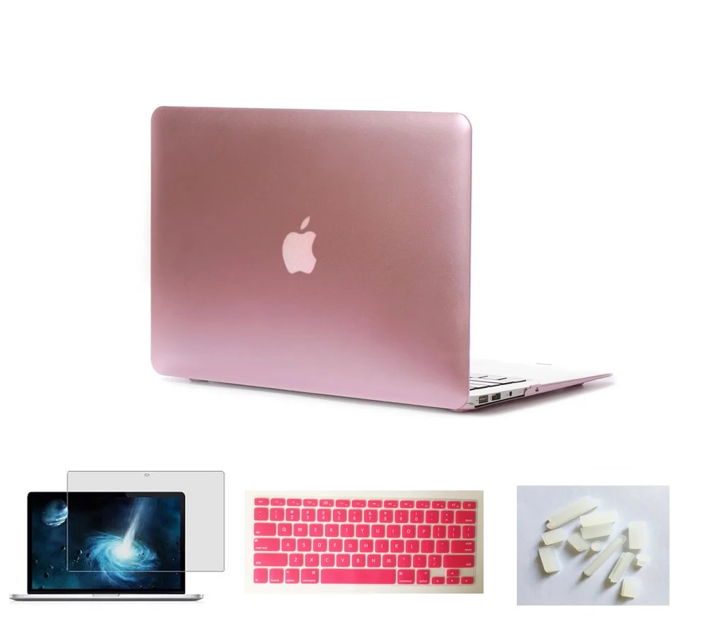 JS-Pink 4in1 Матовая твердая прорезиненная чехол кожного покрова комплект для замены старых MacBook Pro 15 дюймов CD-ROM(модель: A1286, версия 2012/2011/2010 - Цвет: JS-Pink