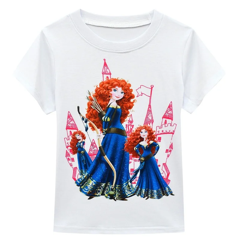 Новый костюм принцессы юбка косплей для девочек Мерида роскошный хэллоуина