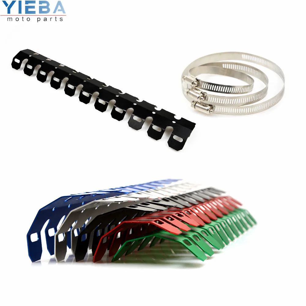 Алюминиевый выхлопной щит для мотоцикла с ЧПУ защитная крышка термозащита Yamaha X