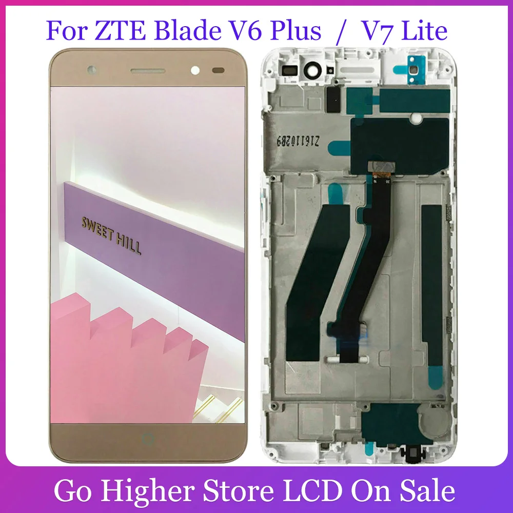 ЖК-дисплей для ZTE Blade V6 Plus / V7 Lite + сенсорная панель дигитайзер стекло в сборе |