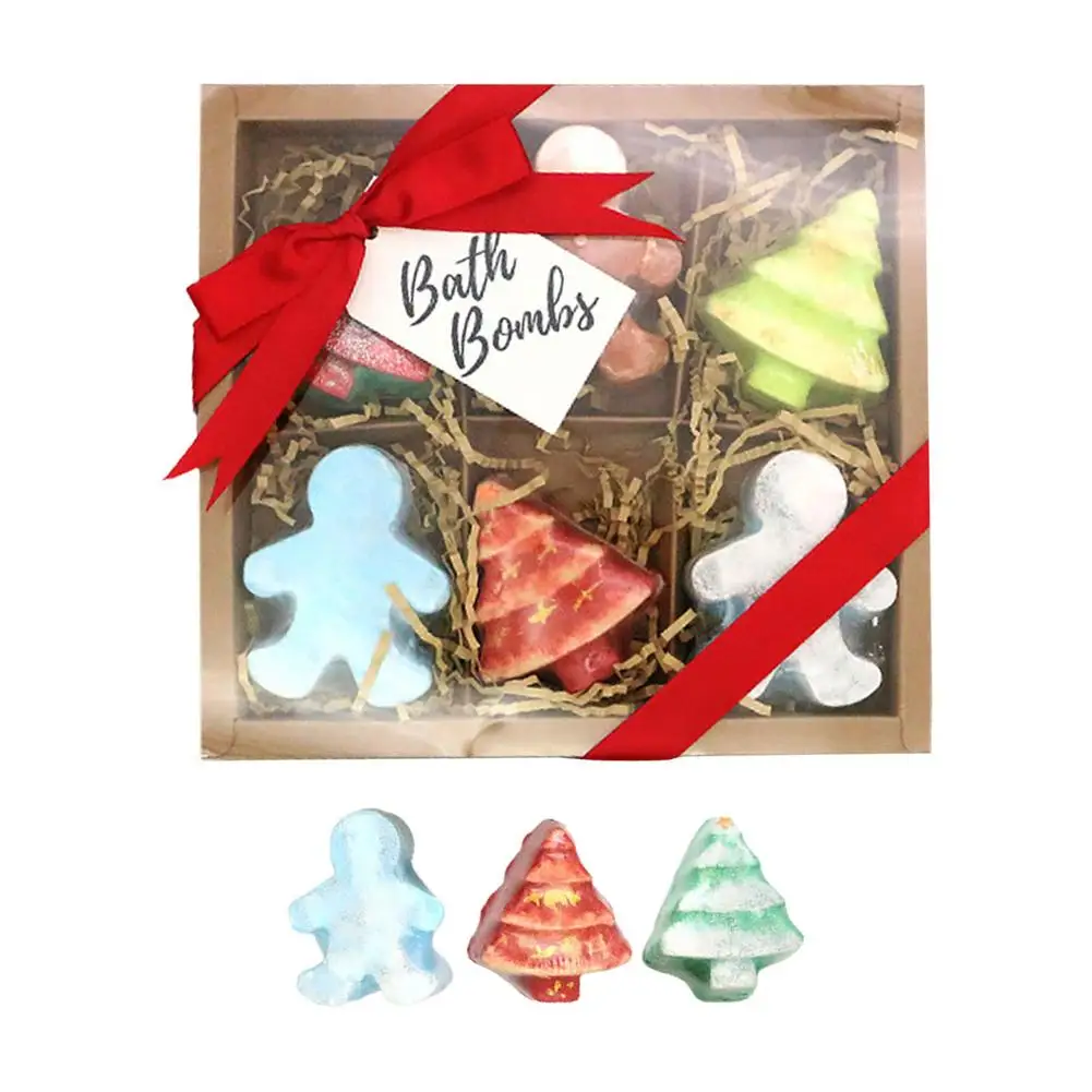 

Бомбочки для ванны для детей, органические Игрушки для ванны с пузырями, Рождественская бомбочка для ванны, спа-ванны, детская емкость для д...