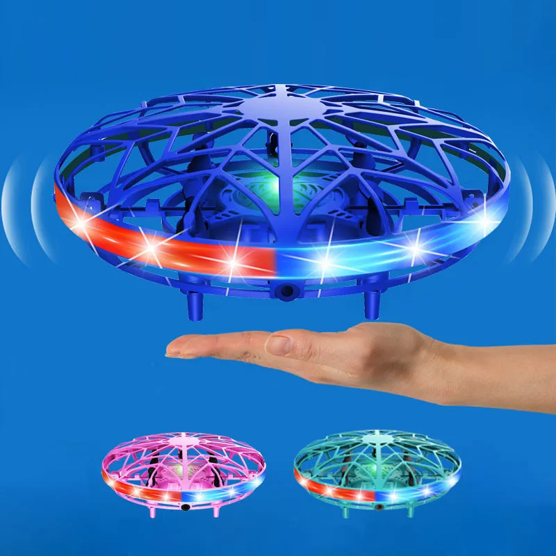 

Mini UFO RC Drone Infraed Hand Sensing Induction Helicopter Model Electric Portable Quadcopter Flayaball Drohne Toys for Kids