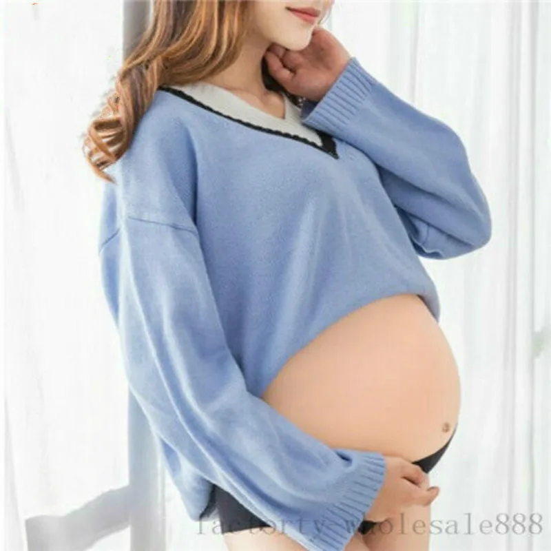 2020 силиконовый желе поддельный беременный живот искусственный ребенок Bump живота