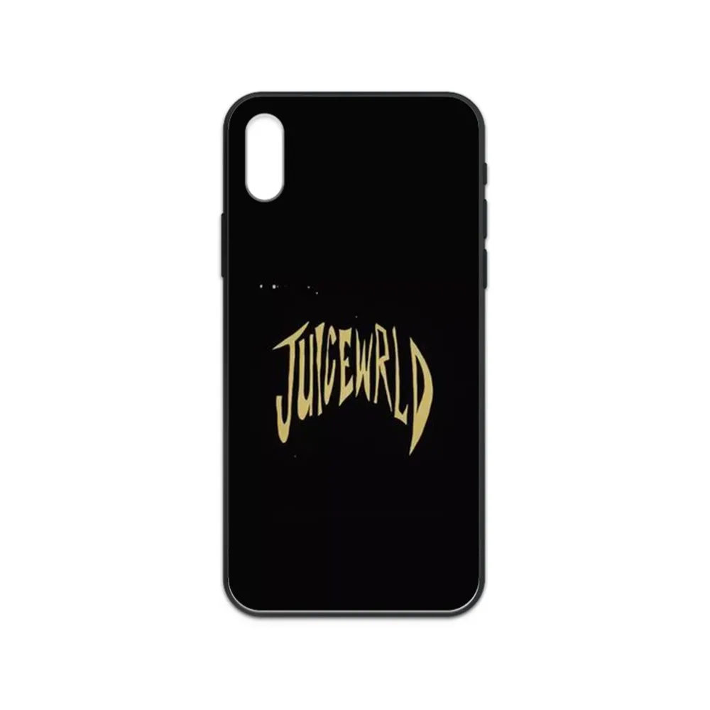 Q16 сок WRLD Рэппер ТПУ Etui черный чехол для телефона Корпус iphone 4 4s 5 5S SE 5C 6 6S 7 8 plus X XS XR 11