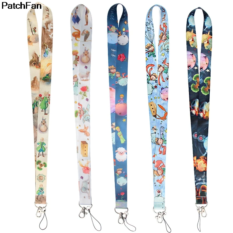 

A3352 Patchfan Cartoon Little Prince Creative Lanyard Badge ID Lanyards Mobile Phone Rope Key Lanyard Neck Straps Accessories