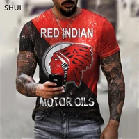 2021 mens summer new round neck short sleeve loose sports personalized t shirt printed pattern casual short t shirt top