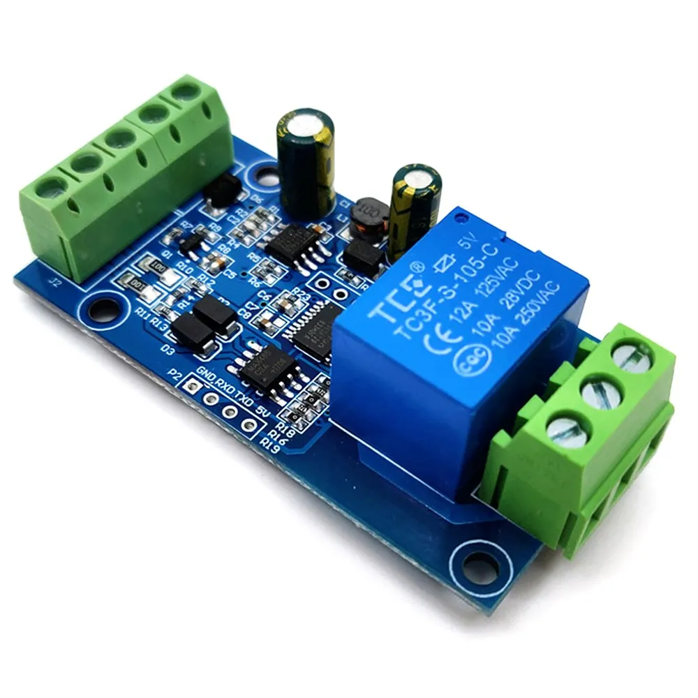 

Модель Modbus RTU с одним релейным модулем RS485/TTL UART, 1 вход, 1 выход, TC3F-S-105-C 5 В