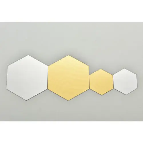 1 шт. зеркальная 3D наклейка бумага самодельная Наклейка на стену для украшения