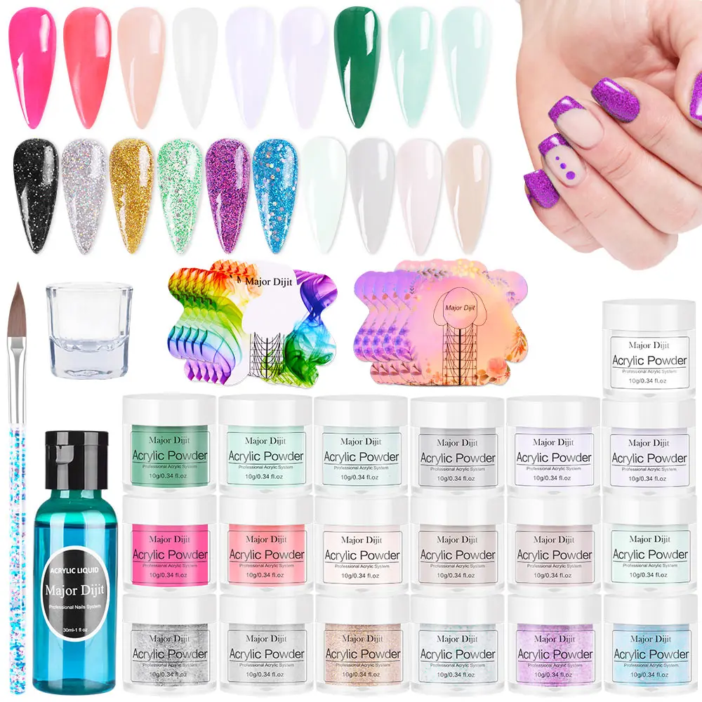 

Acrylic Powder Carving Nail Art Gel For Extension Manicure Tools Set Acrylic powder White Clear Adhesive Rhinestone ManicureKit