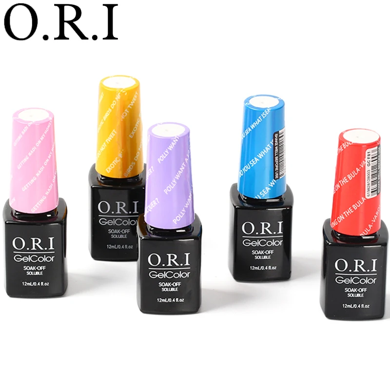 O.R.I 12 мл УФ гель лак для ногтей Маникюр СВЕТОДИОДНЫЙ Цветной Гель впитывающийся