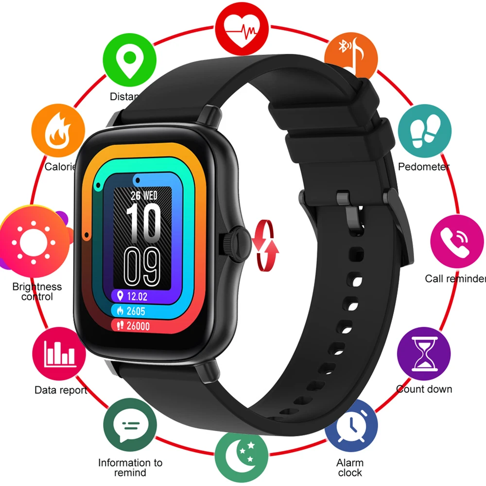 

Smartwatch Full Touch Men Woman Women Fitness Bracelet relogio smart watch Tracker Sleep Smart Clock PK Apple Huawei xiaomi P8