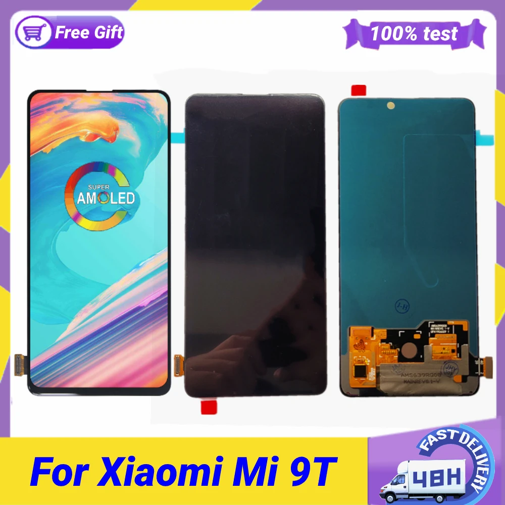 6.39&quot Amoled Mi 9T LCD For Xiaomi Pro Mi9T Lcd Display Touch Screen Digitizer Assembly Redmi K20 RedmiK20 | Мобильные телефоны