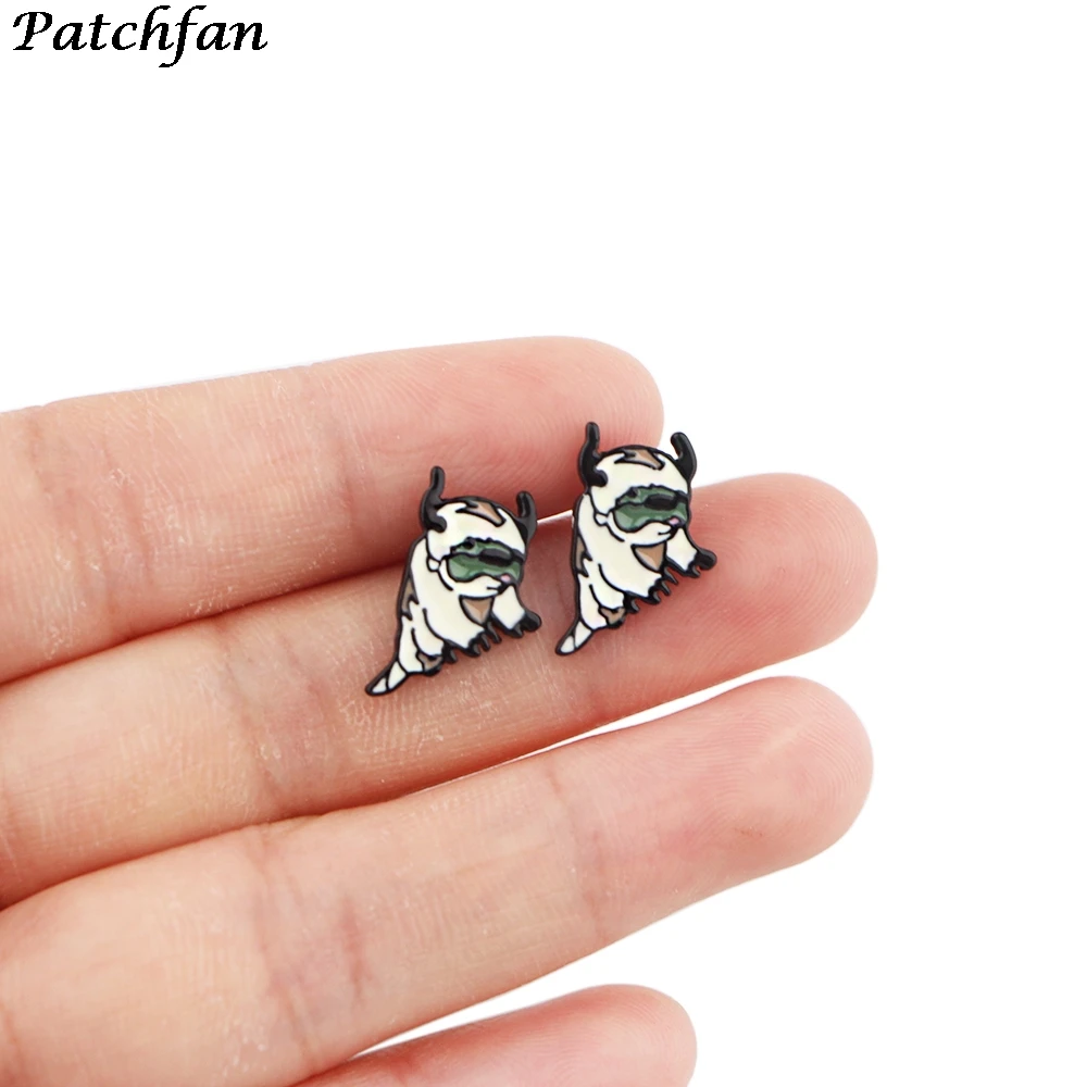 

12pair A4087 Patchfan Magic Story Cartoon Creative Dog Design for Earrings Party Favors Jewelry Gifts For Birthday Presents