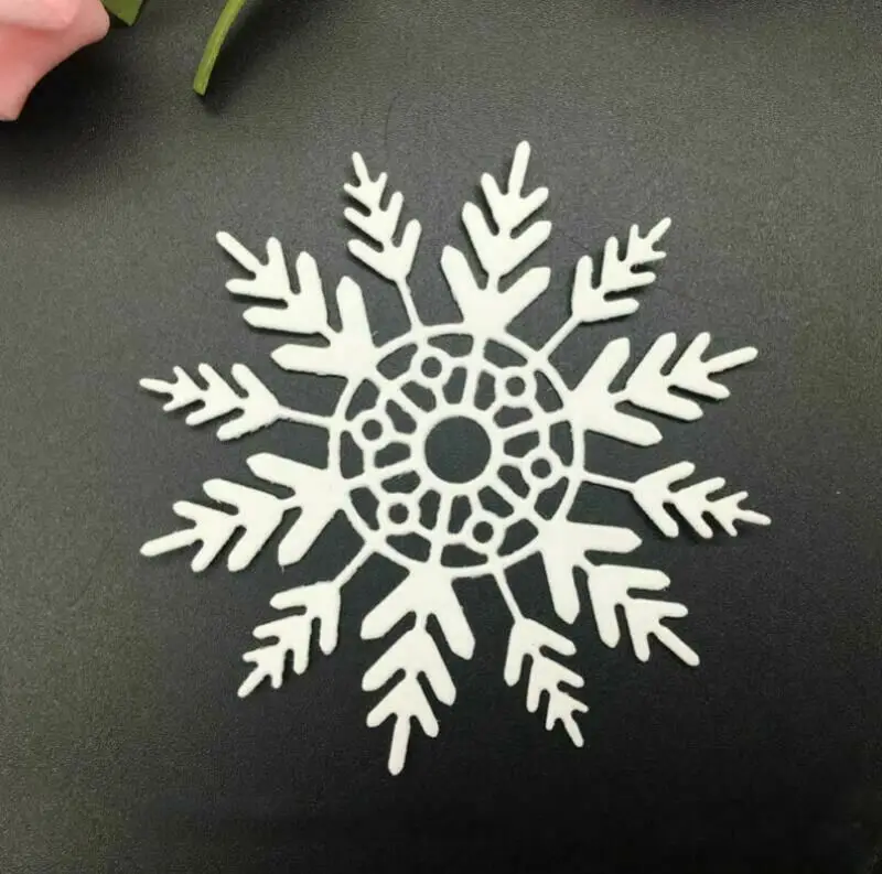 DIY cutting die Metal Cutting Die Winter Snowflake Flower Scrapbook Paper Craft Handmade Card Punch Knife Cutter | Дом и сад