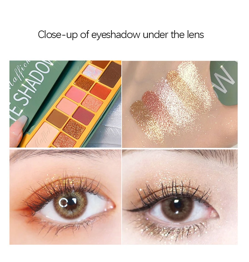 

14 colors Matte Daily Makeup Makeup Palette Glitter Eyeshadow Pallete Waterproof lasting Glitter Eyeshadow Shimmer Cosmetics.