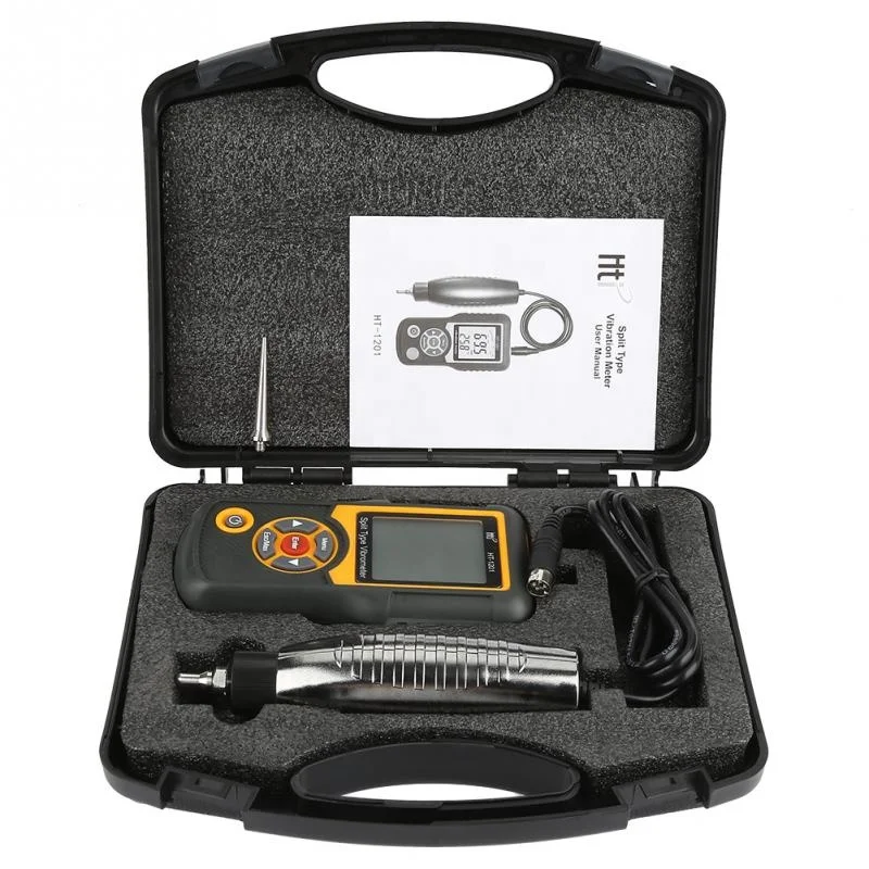 

Digital Split Type Vibration Meter Vibration Analyzer Tester Acceleration Sensor Gauge With Probe-in Vibration Meters