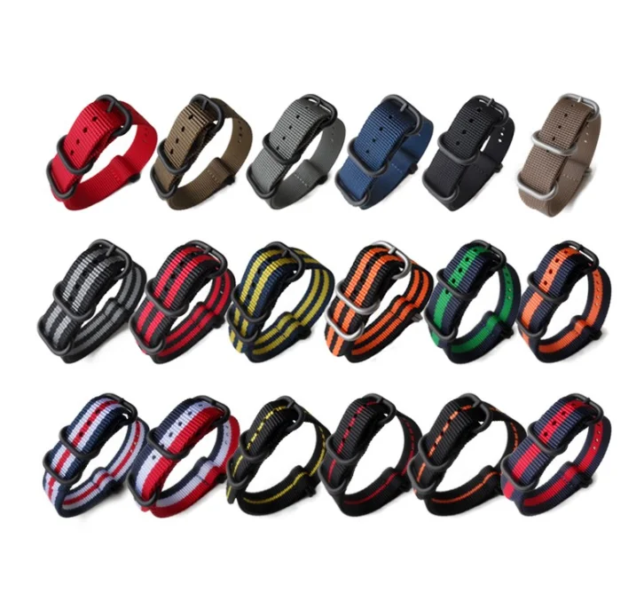 

Zhlu Nato extended thick high quality nylon watch with wholesale custom 16mm-28mm