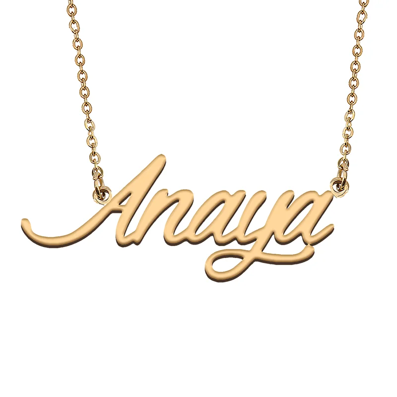 

Anaya Custom Name Necklace Customized Pendant Choker Personalized Jewelry Gift for Women Girls Friend Christmas Present