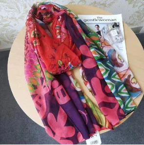 Лимонно-желтый Испанский Модный женский шарф DESIGUAL - Цвет: Лимонно-желтый