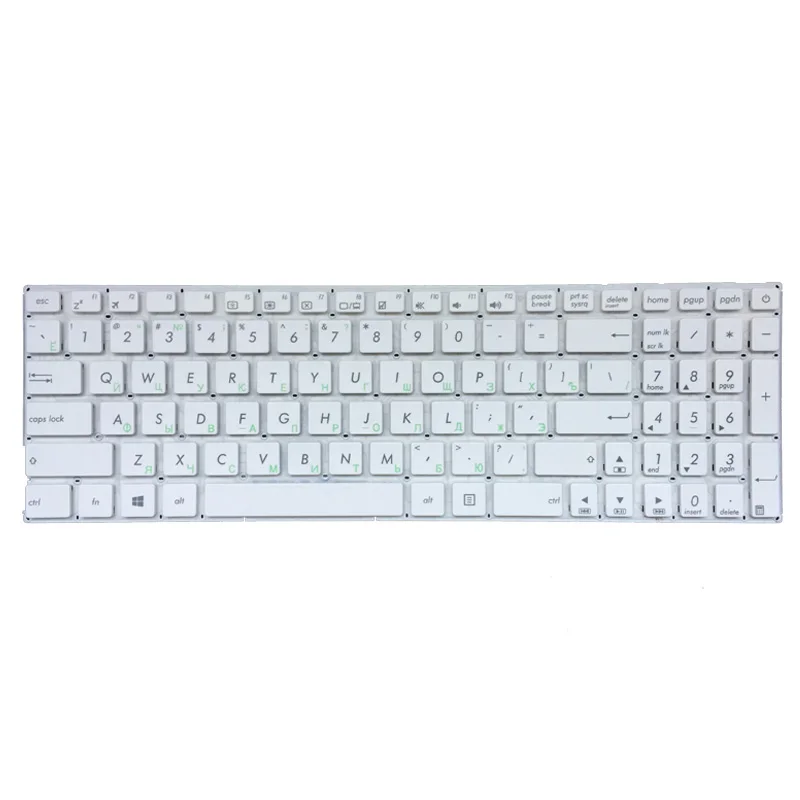 Русская клавиатура для ноутбука ASUS X540 X540L X540LA X544 X540CA A540L K540L A540 K540 A540U RU белая |