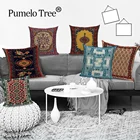 Марокканский цветочный чехол, подушка для дома, винтажный домашний декоративный чехол на подушки, декоративная подушка для цветов, наволочки, Funda De Cojin