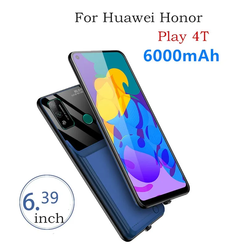 Чехол с дополнительным внешним аккумулятором на 6000 мА · ч для Huawei Honor Play 4T Pro|Чехлы
