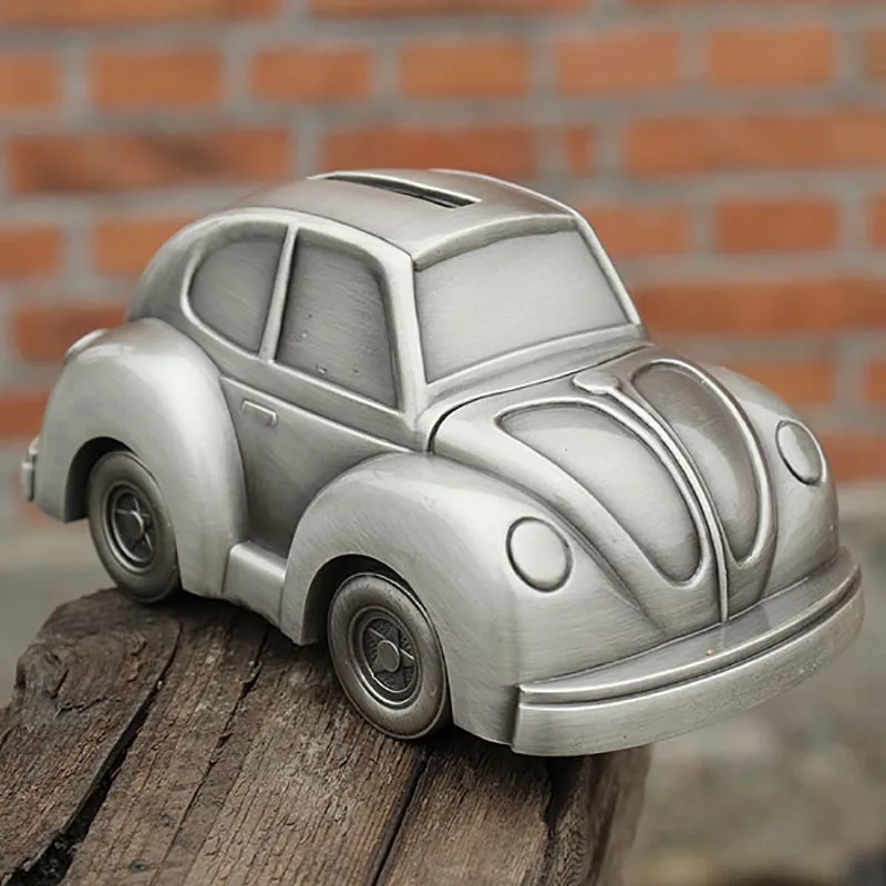 

Metal Vintage Piggy Bank Creative Toy Piggy Bank Coin Dispenser Money Saving Box Cajas Decorativas Household Decoration EF60CX