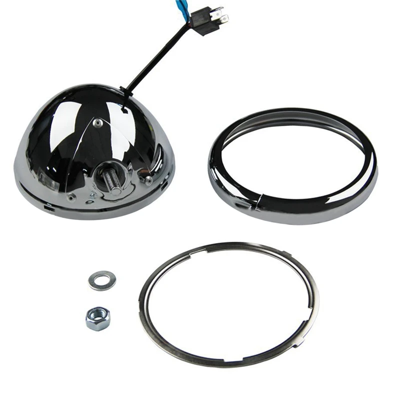 

Motorcycle 5.75 Inch Headlight Holder Housing Bucket Mounting Bracket for Sportster XL883 XL1200 04-14