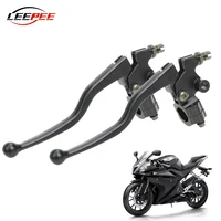 motorcycle brake levers perch 22mm handlebar clutch aluminum alloy motor bike mototbike accessories replacement universal 1 pair