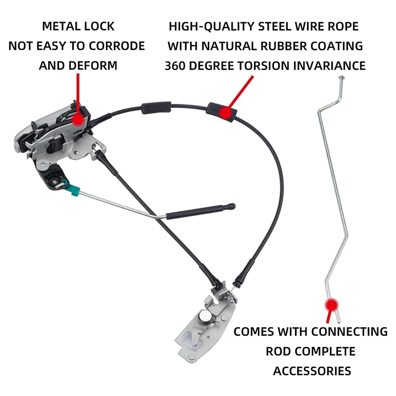 Rear Right Door Lock Latch Cable & Rod Compatible For Ford Econoline E150 E250 E350 Van 92-14 AC2Z-15431A02-A | Автомобили и
