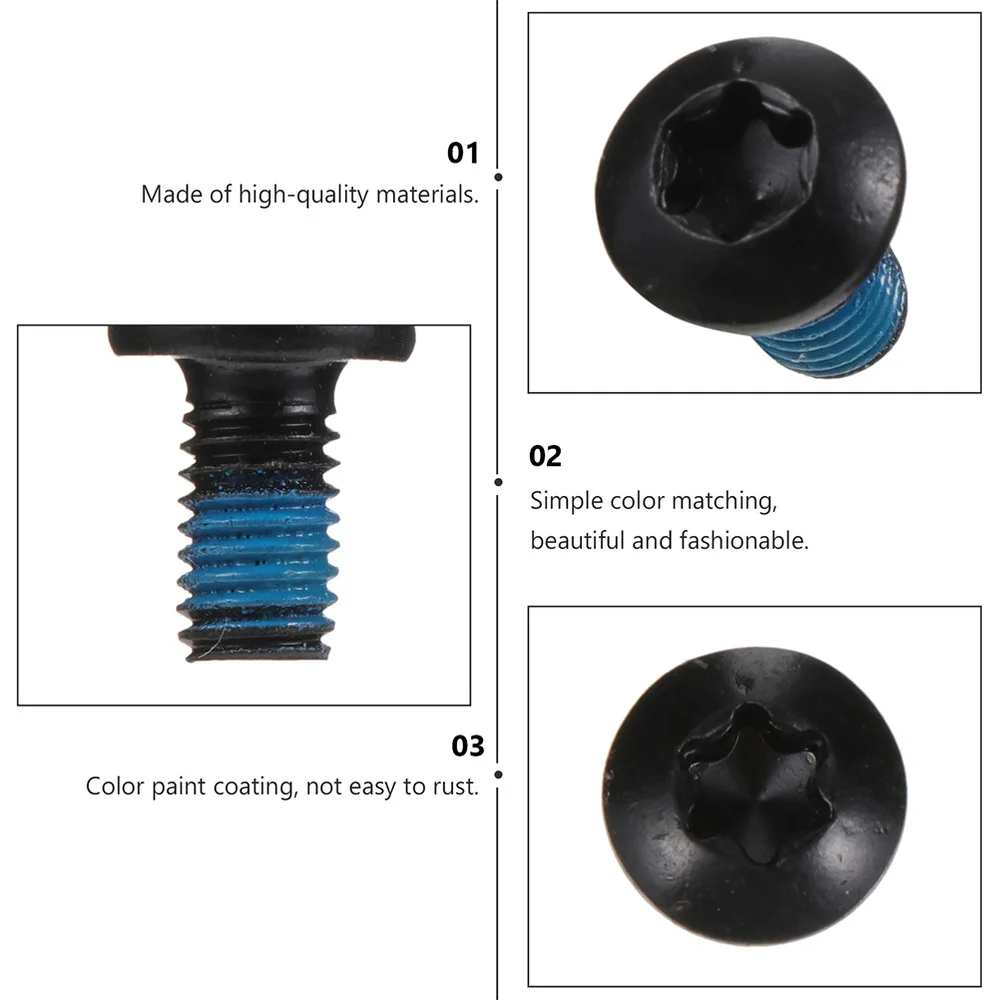 

2 Boxes Mountain Bike Disc Screw Alloy Steel Disc Disc Brake Pad T25 Screw