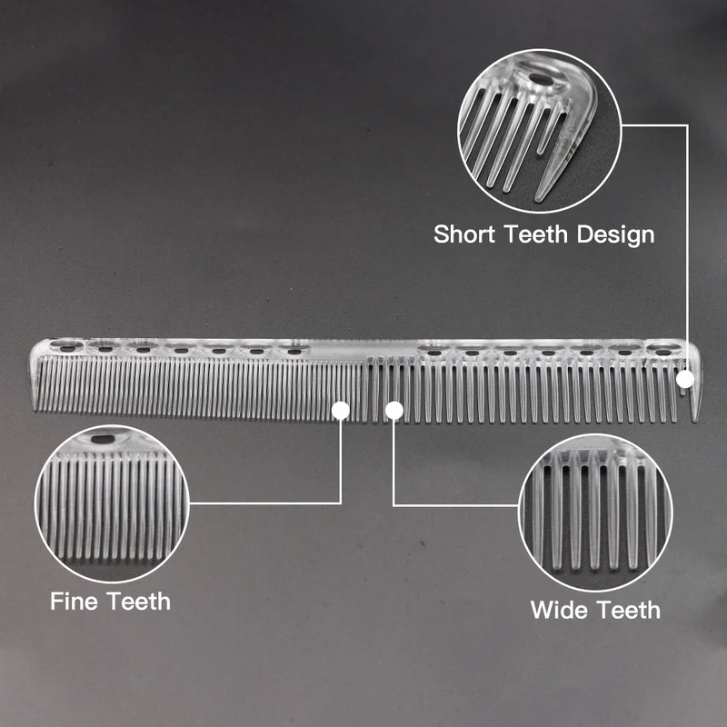 Профессиональная парикмахерская прозрачная Антистатическая расческа для