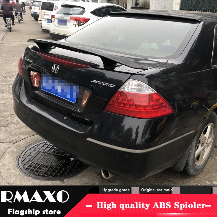 Для HONDA Accord спойлер 2006 2007 Высокое качество ABS Материал заднее крыло автомобиля