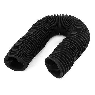 4.7cm x 60cm Round Flexible Tube Machine Tool Ball Screw Cover Black | Обустройство дома