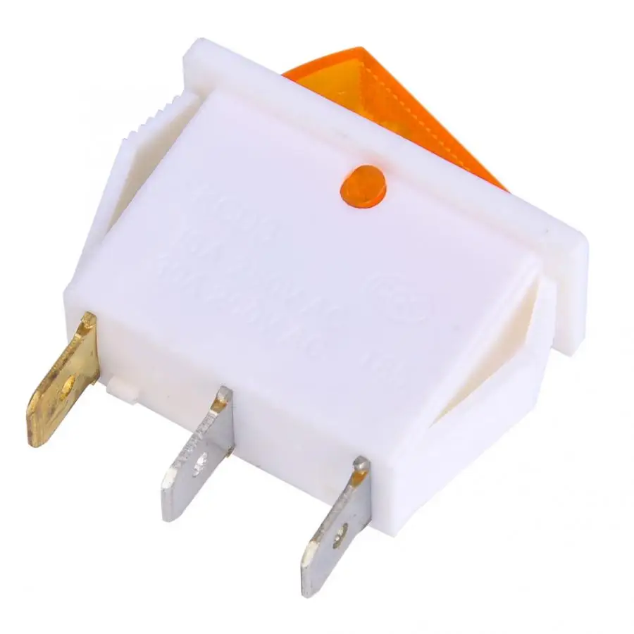 10 шт. 2-позиционный переключатель вкл./выкл. SPST 3-контактный с светильник кой