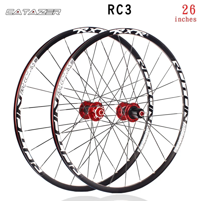 Online 26er Mountainbike Off Road MTB Carbon Fahrrad Laufradsatz 26 Zoll RC3 Disc Bremse 5 Lager 7-11speed 26 Zoll Fahrrad Räder