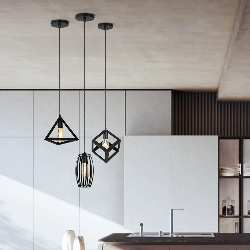 Винтаж промышленный подвесной светильник в стиле ретро Эдисон E27 Утюг Ресторан