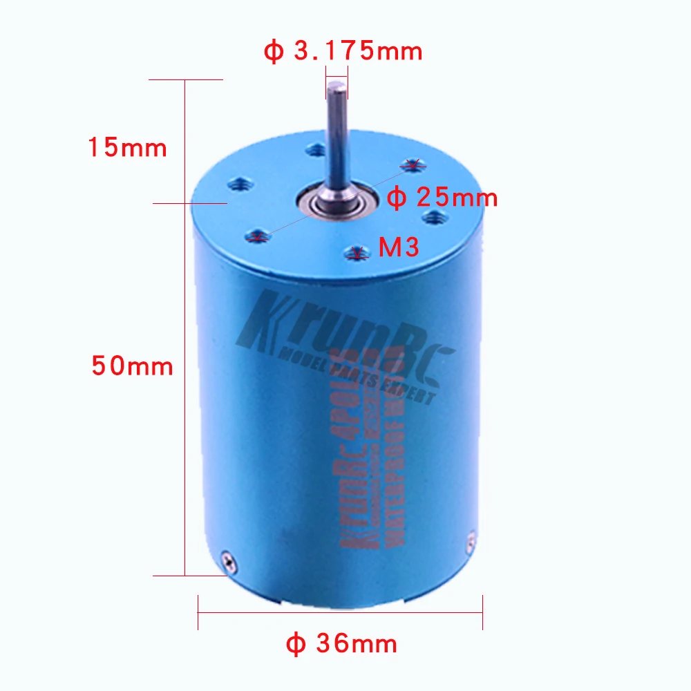 Водонепроницаемый 50A ESC 37017(03307) 107051 (03302) 3650 бесщеточный 540 мотор для автомобилей 1/10