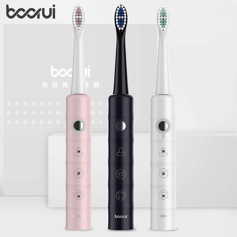 Boorui Z2 электрическая зубная щетка Sonic вибратор водонепроницаемый USB