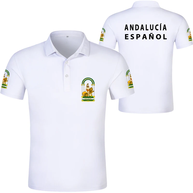 Рубашка-поло в андалузском стиле рубашка-поло с принтом и названием Севилья флаг