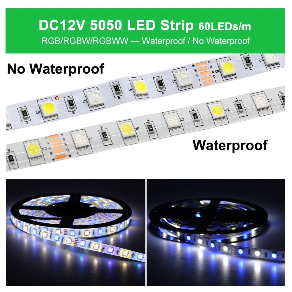 5 м 5050 Светодиодная лента DC12V RGB/RGBW/RGBWW гибкий светильник лента 300 светодиодный s RGB цвет Светодиодная лента комплект+ пульт дистанционного управления+ адаптер питания