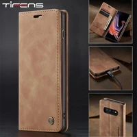 flip wallet case for samsung galaxy s22 s21 s20 fe s10 e s9 s8 note 10 20 ultra plus s7 luxury leather magnetic card slot cover