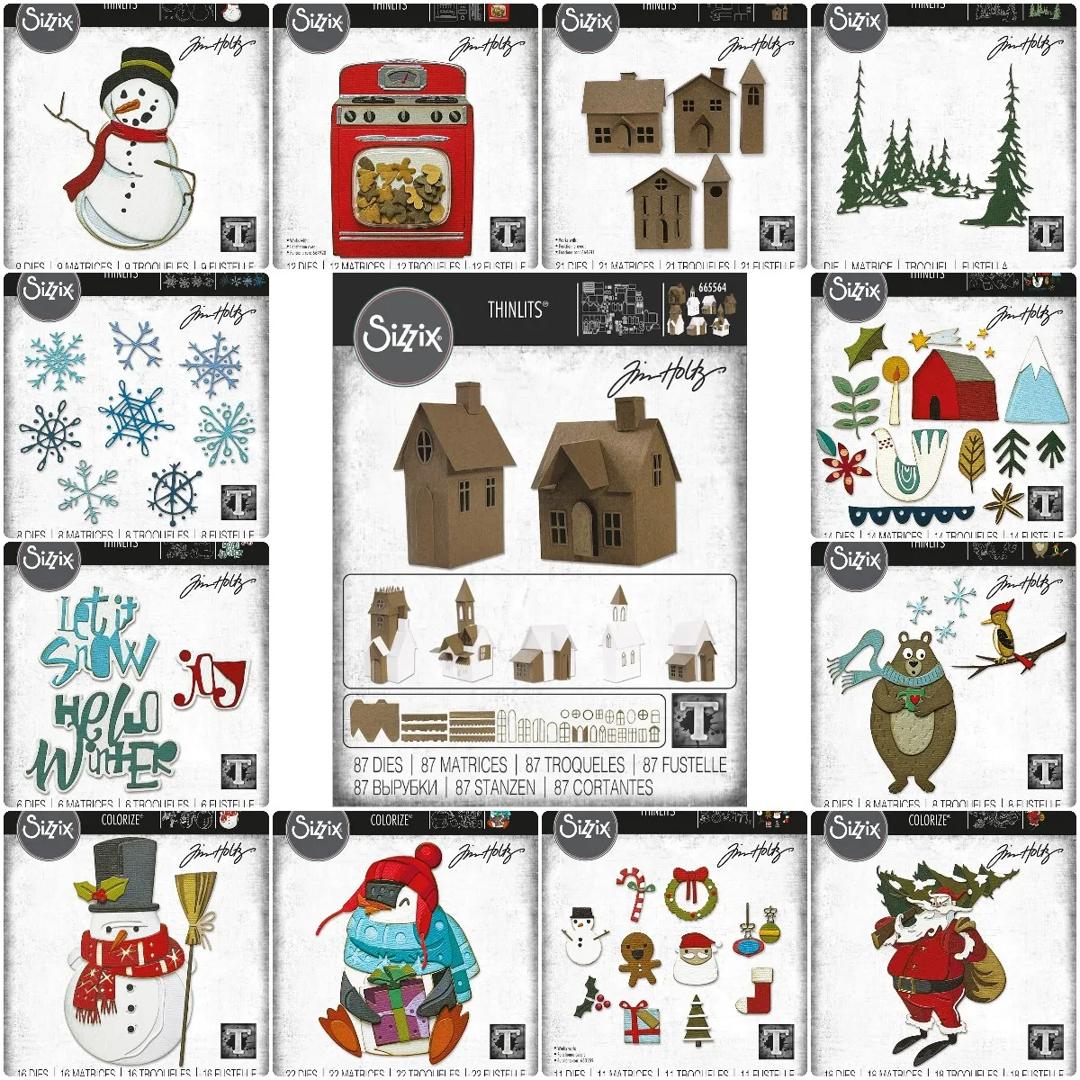

Christmas Holiday 2021 New Arrival Craft Metal Cutting Dies Cut Die Mold Various Scrapbook Paper Craft Knife Mould Blade Punch