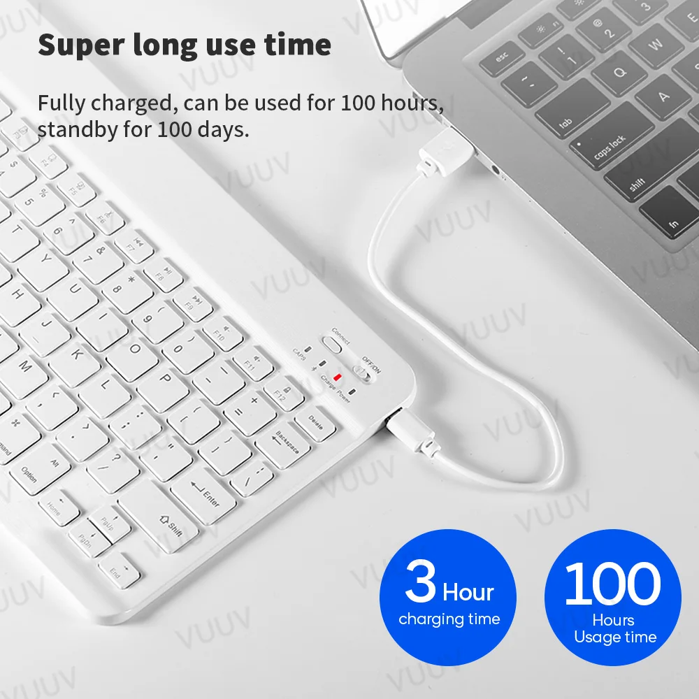 Беспроводная мини-клавиатура с поддержкой Bluetooth и испанской раскладкой |