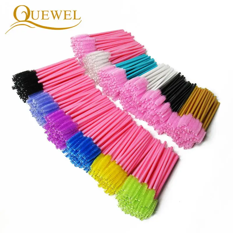 Quewel одноразовые щеточки для наращивания ресниц с тушью палочка аппликатор